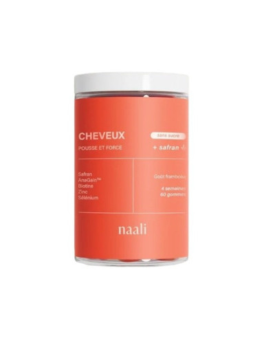 Naali Cheveux Pousse et Force x60 gommes