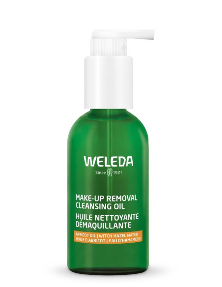 WELEDA Huile Nettoyante Démaquillante Bio - Visage et Yeux - Tous Types de Peaux, 150ml