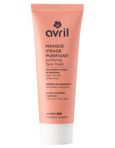 Avril Masque Visage Purifiant Bio -...