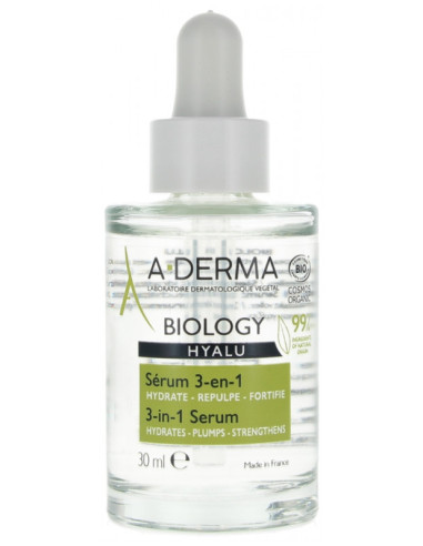 A-DERMA Biology Hyalu Sérum 3en1 Bio...