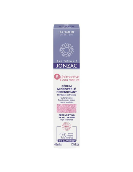 Jonzac Sublimactive Peau Mature Sérum Microperlé Redensifiant Bio 40ml