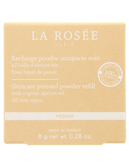 La rosée Recharge poudre compacte soin Médium 8g