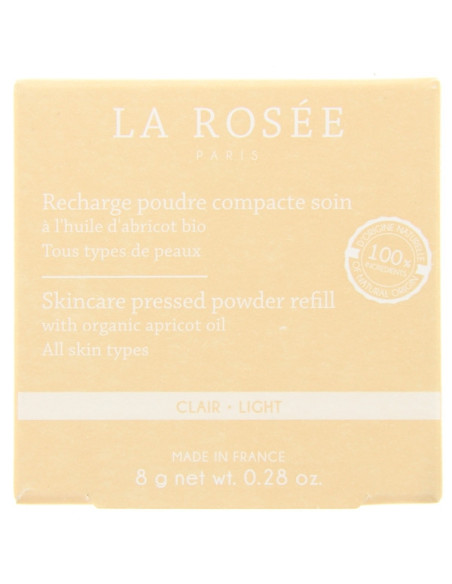 La rosée Recharge poudre compacte soin Claire 8g