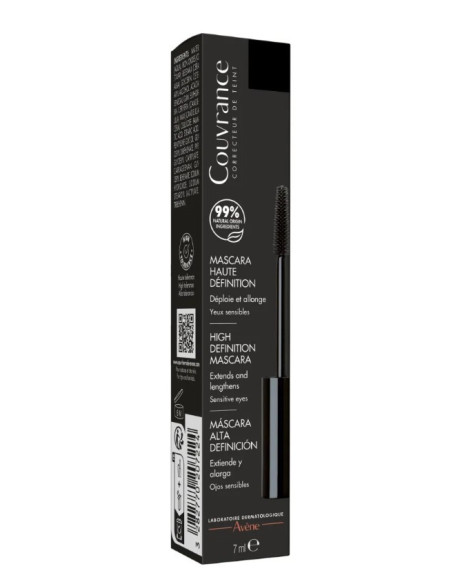 Avene Couvrance Mascara Haute Définition Noir - Yeux Sensibles, 7ml
