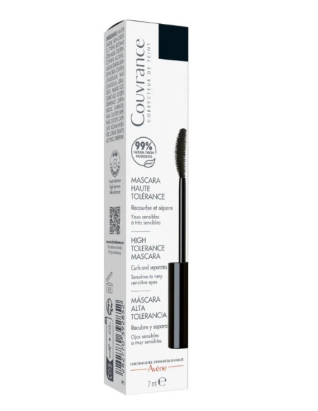 Avene Couvrance Mascara Haute Tolérance Noir - Yeux Sensibles à Très Sensibles, 7ml